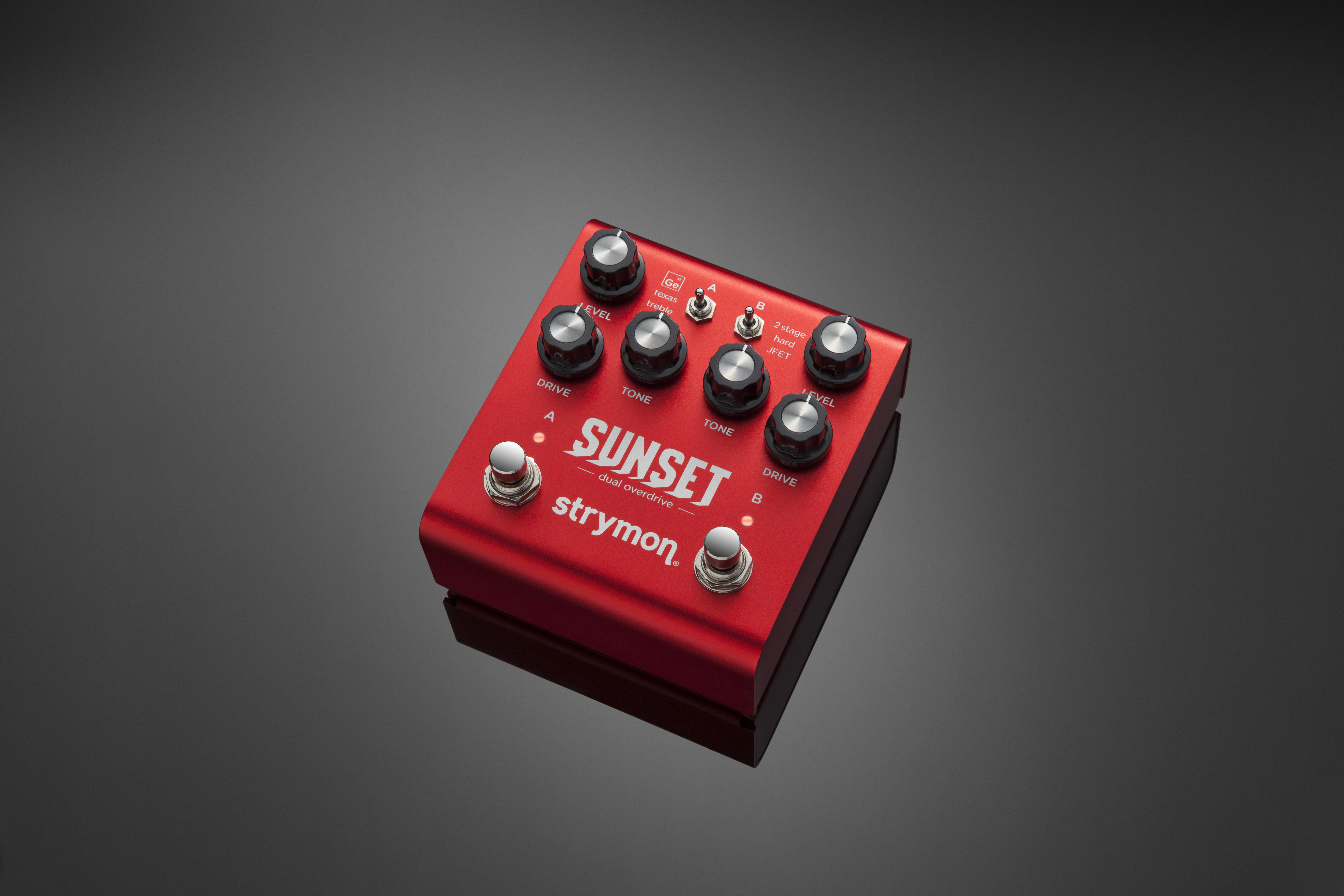 Strymon Sunset Dual Overdrive Pedal -Red, NEW