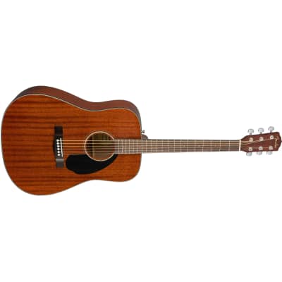 Fender CD-60S Dreadnought, All-Mahogany Acoustic Guitar, 0970110022 image 3