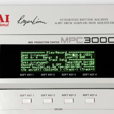 AKAI MPC 3000 LED Display Lemon/Black