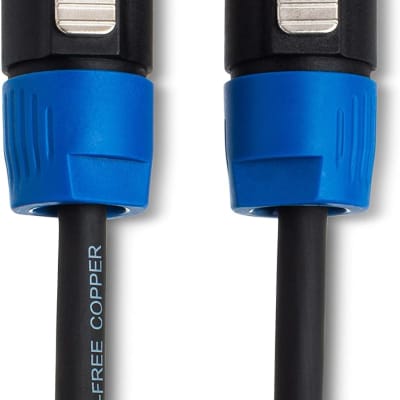 HOSA SKT Pro 14 Gauge Speaker Cables REAN speakOn - (50 Feet) (Black) image 3