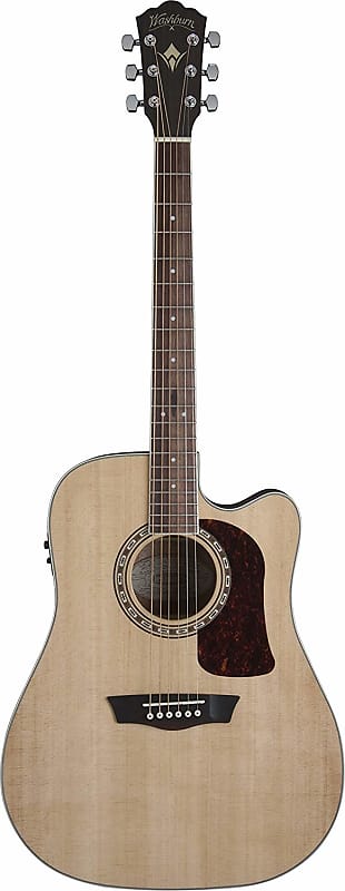 Washburn Heritage 10 Series Acoustic/Electric Cutaway Guitar - Solid Spruce image 1