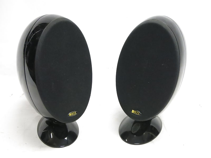KEF HTS3001 Uni-Q Satellite Home Theater Speaker Pair Black