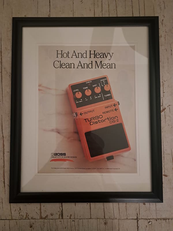 1988 Boss DS-2 Advertisement | Reverb