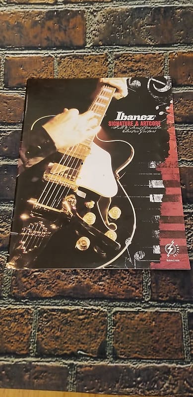 Ibanez Signature And Artcore Catalogue 2009 Illustrated 