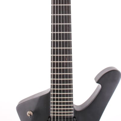 Ibanez Iron Label Iceman 7-string Electric Guitar Black Flat ICTB721BKF image 2