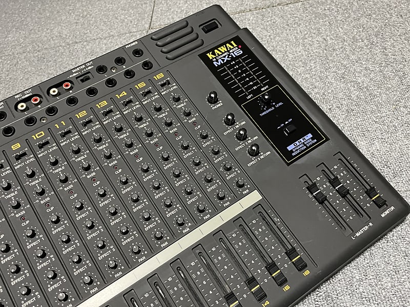 配信機器・PA機器・レコーディング機器 KAWAI MX-16  16 CHANNEL STEREO MIXER Kawai MX-16 Sixteen Channel Compact Keyboard Mixer - 100V | eBay