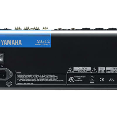 Yamaha MG12 Analog 12-Channel Mixing Console image 3