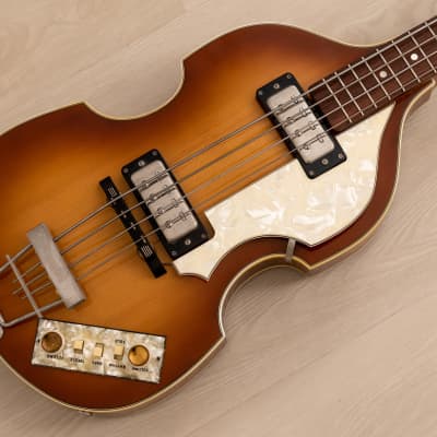 1978 Hofner 500/1 Beatle Bass Vintage Violin Bass '60s Spec w/ Staple Pickups, Case image 1