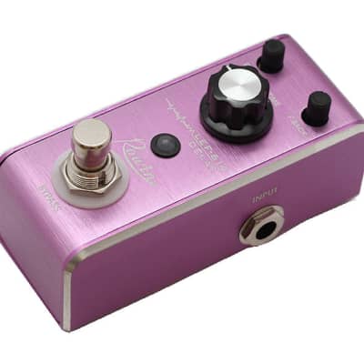 ROWIN LEF-614 Analog Delay Micro Effect Pedal and Hot Box Pink Tuner. image 4