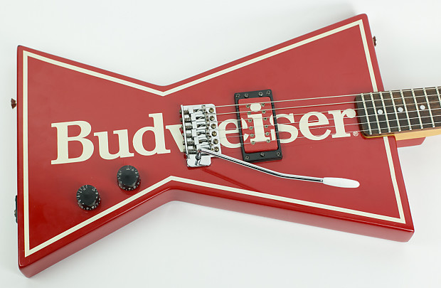 Dean Budweiser エレキギター　80年代コレクション品ハードケース付 Dean Budweiser エレキギター80年代コレクション品ハードケース付