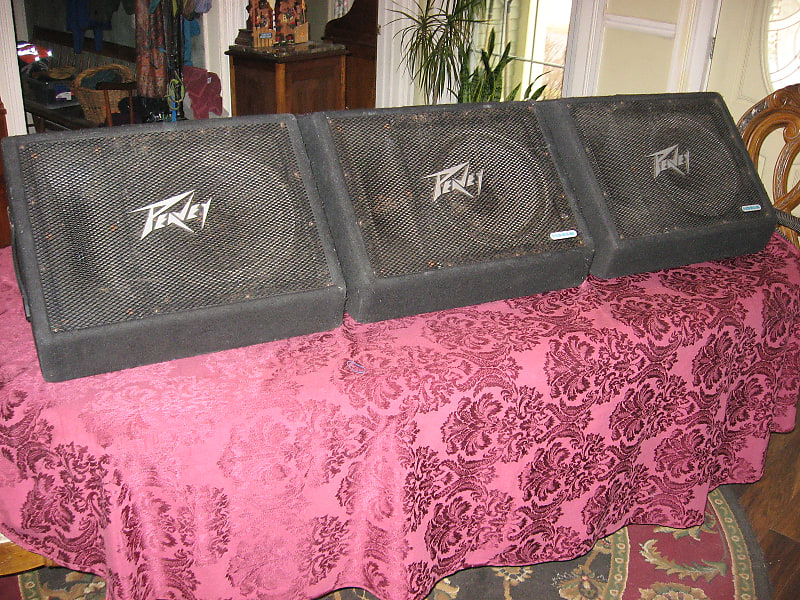 Peavey 112 Dlm Set Of Three Monitor Speakers Wedgepole Reverb 8390