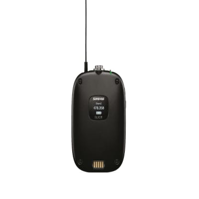 Shure SLXD14D Dual Wireless System with two SLXD1 Bodypack Transmitters - J52 (558-602 & 614-616 MHz) image 2