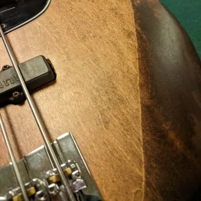 Fender Jazz Bass  Satin Over Red Oak (Custom) Left Handed image 5