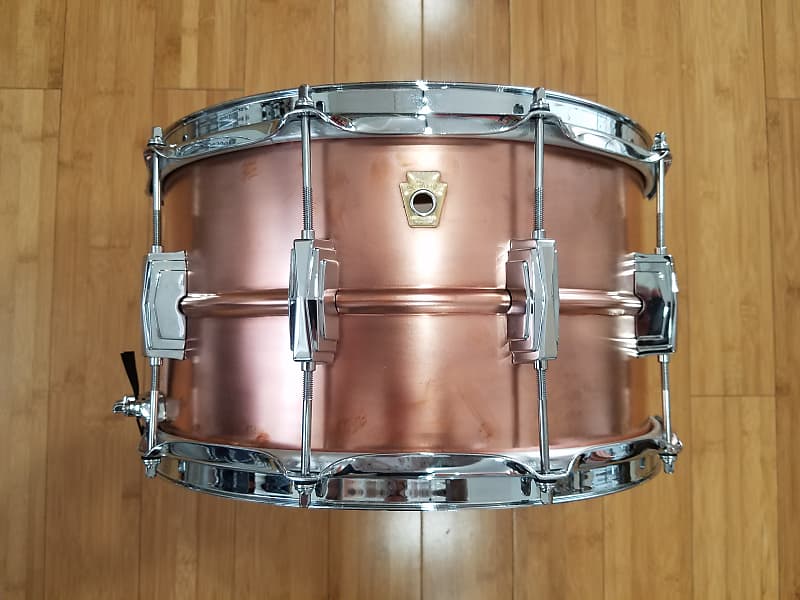Ludwig LC608R Raw Copper Phonic 8x14" Snare Drum image 3