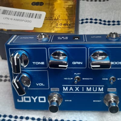 Reverb.com listing, price, conditions, and images for joyo-r-series-r-05-maximum-overdrive