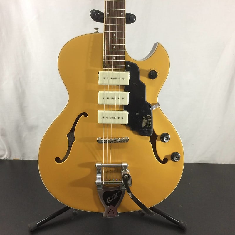 Guild Starfire I Jet 90 Semi-Hollow Electric Guitar, Satin