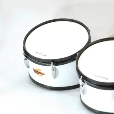 Trixon Field Series II Marching Toms - Set of 3 - White image 3