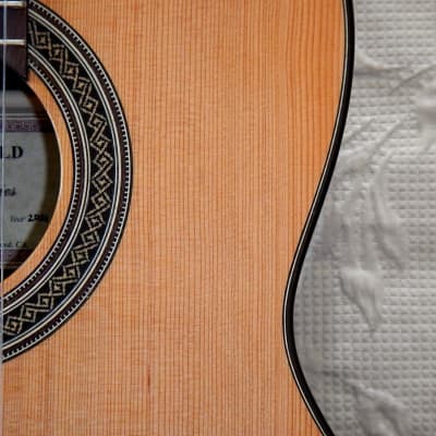 2021 Kenny Hill Estudio 628 short scale classical guitar. cedar top image 4
