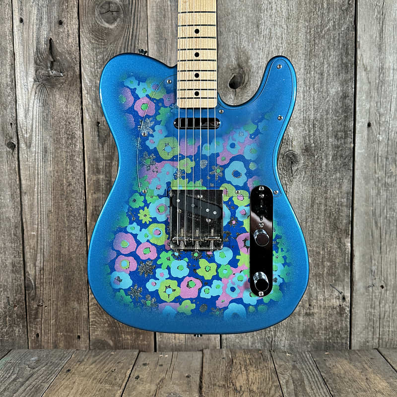 【貴重】Fender Japan Telecaster Blue Flower Fender Limited Edition FSR Classic '69 Telecaster MIJ Blue