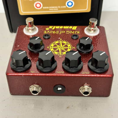 Demon FX King of Drive Dual Distortion Overdrive Effect Pedal image 3
