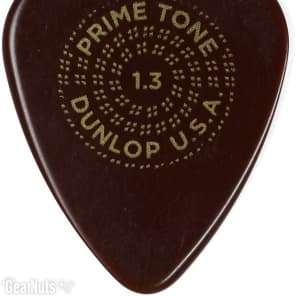 Dunlop 511R130 Primetone Standard Smooth Guitar Picks 1.3mm 12-pack image 2
