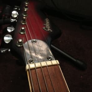 Sekova Semi Hollow Mid 60s Red Burst Electric Guitar image 5