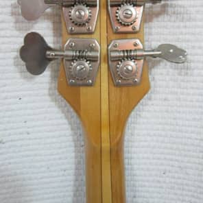 Vintage 1966 Vox Cougar V214 Bass Guitar Sunburst Very Clean No Case image 9
