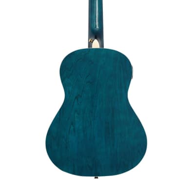 Artist CL34TBB 3/4 Size Blue Classical Nylon String Guitar Pack image 3