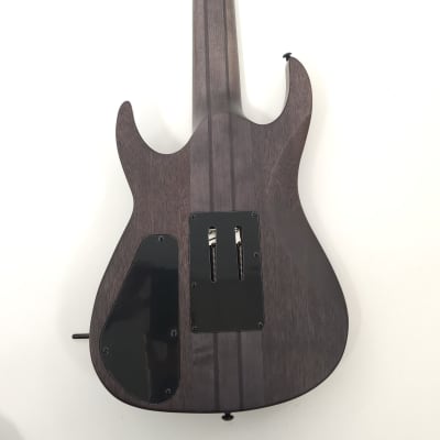 Agile 8 String Electric Guitar w/Floyd Rose Tremolo 28 5/8" Scale Interceptor Pro 828 EB EMG Blue Purple Burl image 3