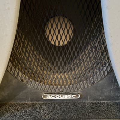 Acoustic 12 inch bass cabinet 1970's Black / Grey (mystery cab) image 5