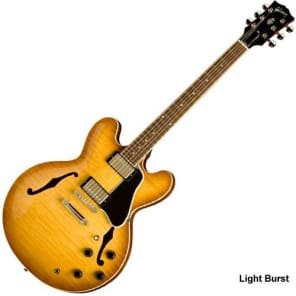 Gibson Custom ES-335 Dot Figured Gloss Electric Guitar (Antique Natural) image 3
