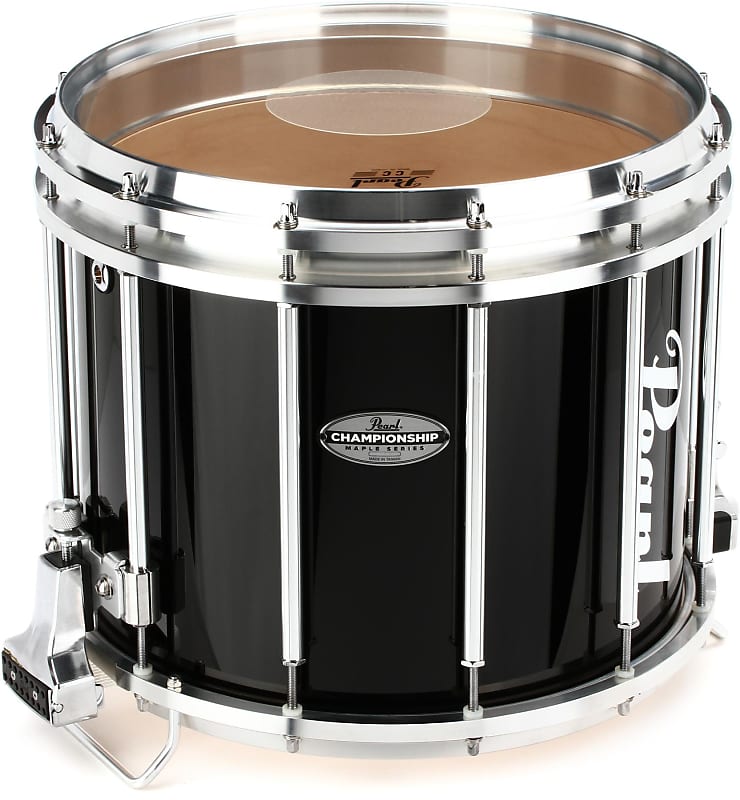 Pearl FFXM1412/A Championship Maple FFX 14-inch x 12-inch Marching Snare Drum - Midnight Black image 1