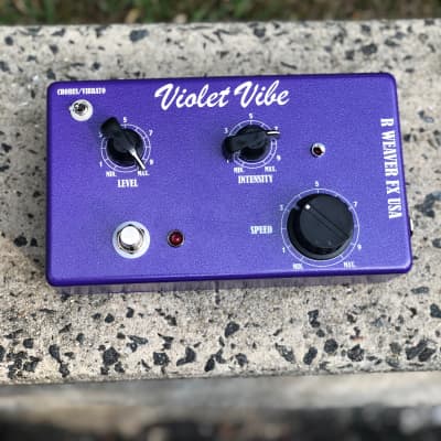 R Weaver FX Violet Vibe pedal | Reverb