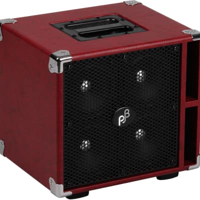 Phil Jones Bass C4 Compact Bass Speaker Cabinet, Red, 8 Ohms