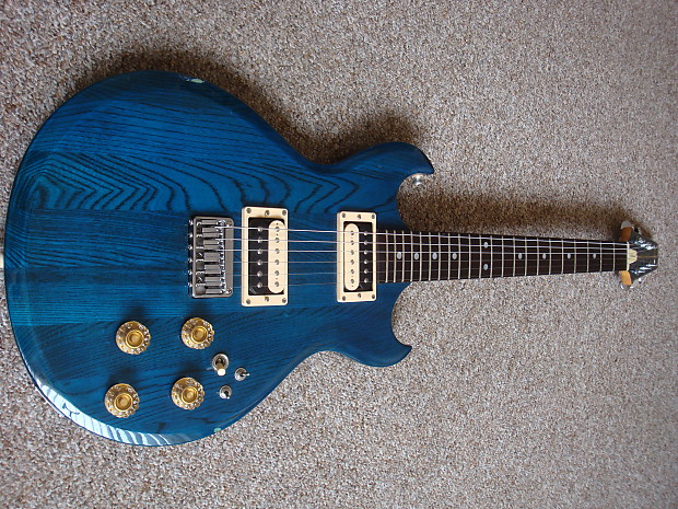 Aria Pro II CS-350 Cardinal 1982 See Thru Blue. Matsumoku
