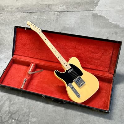 LEFTY! -MIJ Fender TL-52 Telecaster 2021 butterscotch Blond Left handed blackguard Tele 52 reissue image 1