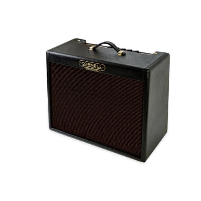 Cornell Romany 12 Reverb 1 x 12 Black Tweed Oxblood Grille Combo image 3