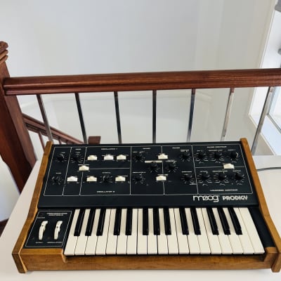 Moog Prodigy 32-Key Monophonic Analog Synthesizer 1979 - 1984 - Black
