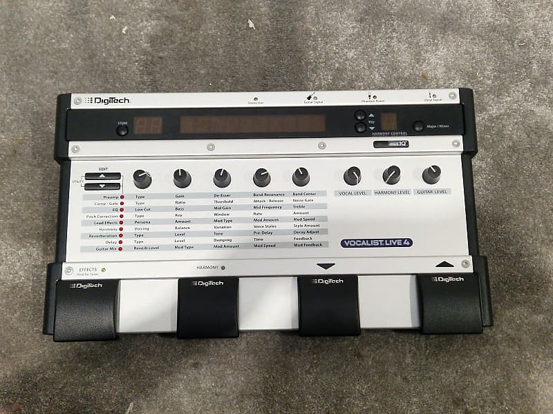 Degitech VOCALIST LIVE4 ボーカル用エフェクター DigiTech Vocalist Live 4 Vocal Harmonizer VOCALIST LIVE 4 B&H