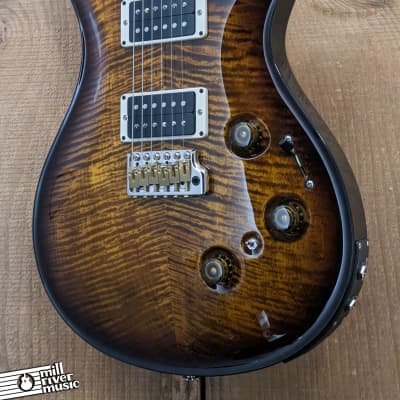 Paul Reed Smith PRS Core Custom 24 Piezo 10 Top Electric Guitar Black Gold Burst w/HSC image 9