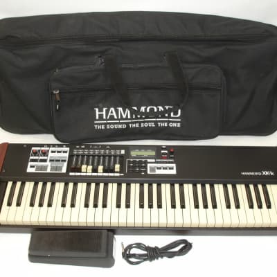 Hammond XK-1c 61-Key Portable Organ Keyboard w/ Bag & Pedal