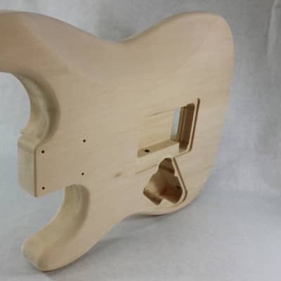 Unfinished Basswood SSS guitar body - fits Fender Strat Stratocaster neck Floyd Rose J692 image 8