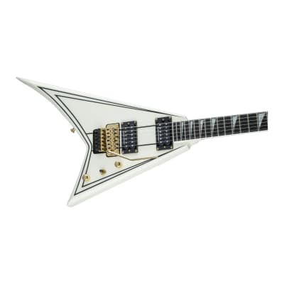 Jackson Pro Series Rhoads RR3 6-String Electric Guitar with Ebony Fingerboard and Maple Neck-Through-Body (Right-Handed, White) image 9