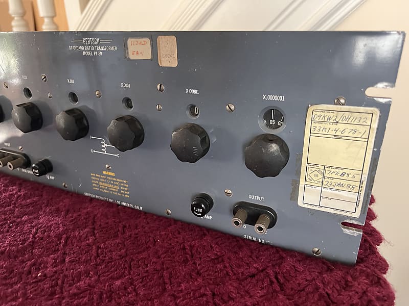 Gertsch PT5r Medium Ratio Transformer Rack Mount Reverb