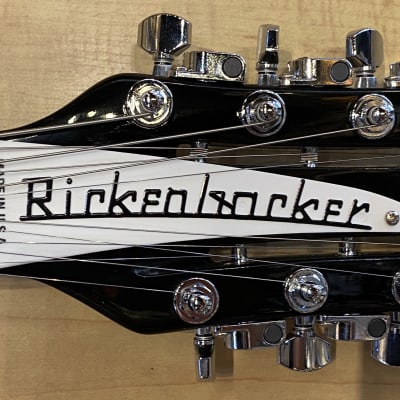 Rickenbacker 330/12 12-String Electric Guitar JetGlo 21-Fret Version Black image 8