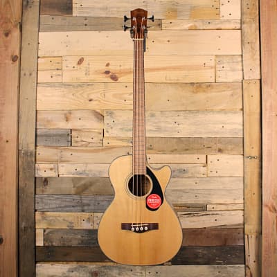 Fender CB-60SCE Acoustic-Electric Bass (2021, Natural) image 5