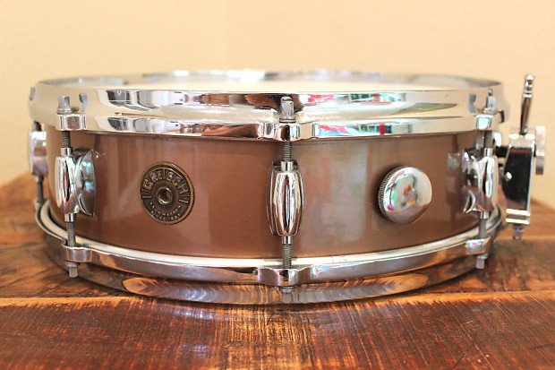 Gretsch 4x14 Progressive Jazz Model Snare Drum. 1950 s Copper Mist