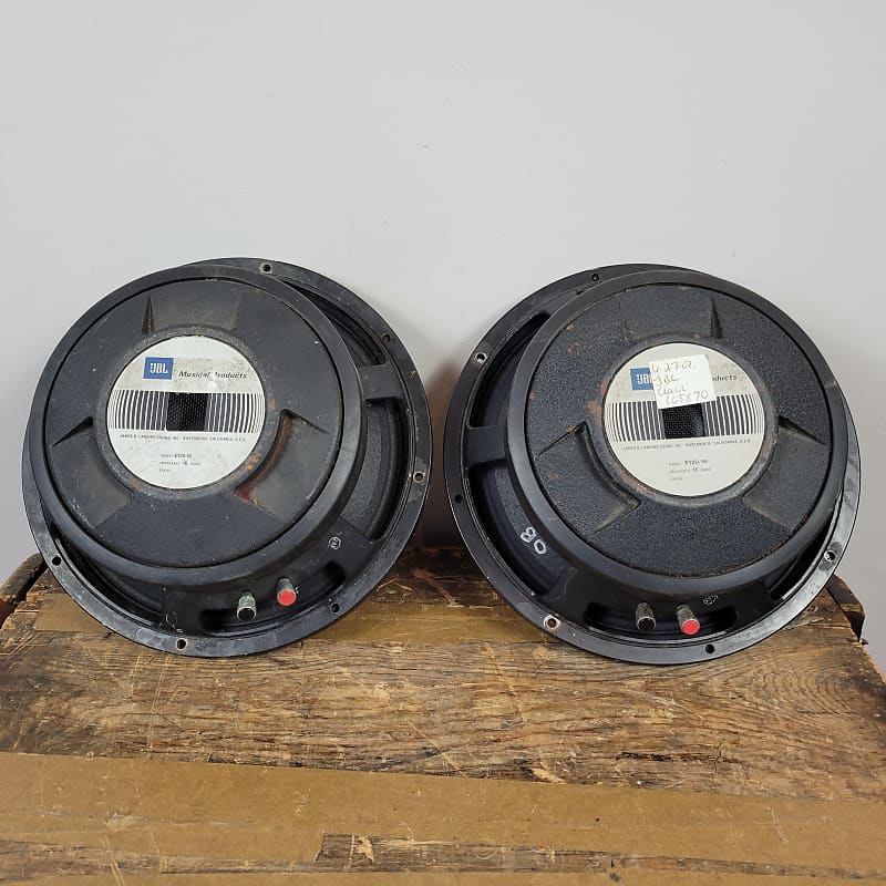 Pair of JBL E120-16 12