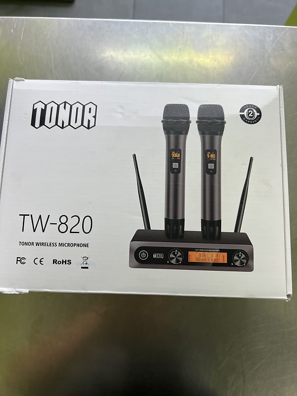 TW-820 Dual Wireless Microphone – TONOR