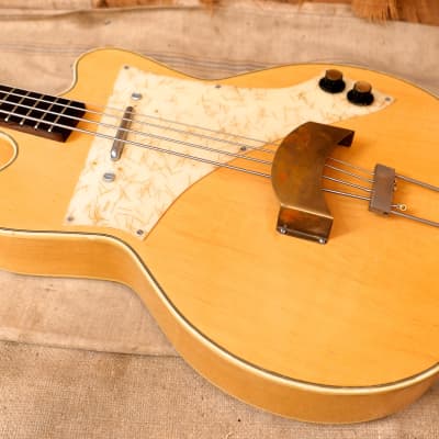 Kay Jazz Special Bass  1960 Blond image 12